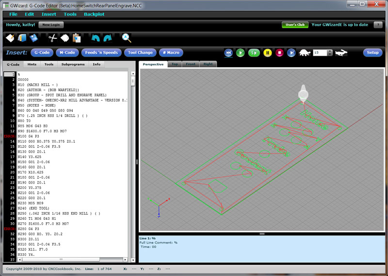 G-Wizard G-Code Editor